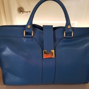 Designer handbag Blue Carlo Pazolini bag